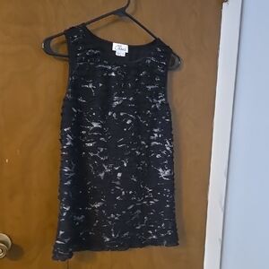 Chadwicks Black Sleeveless Top